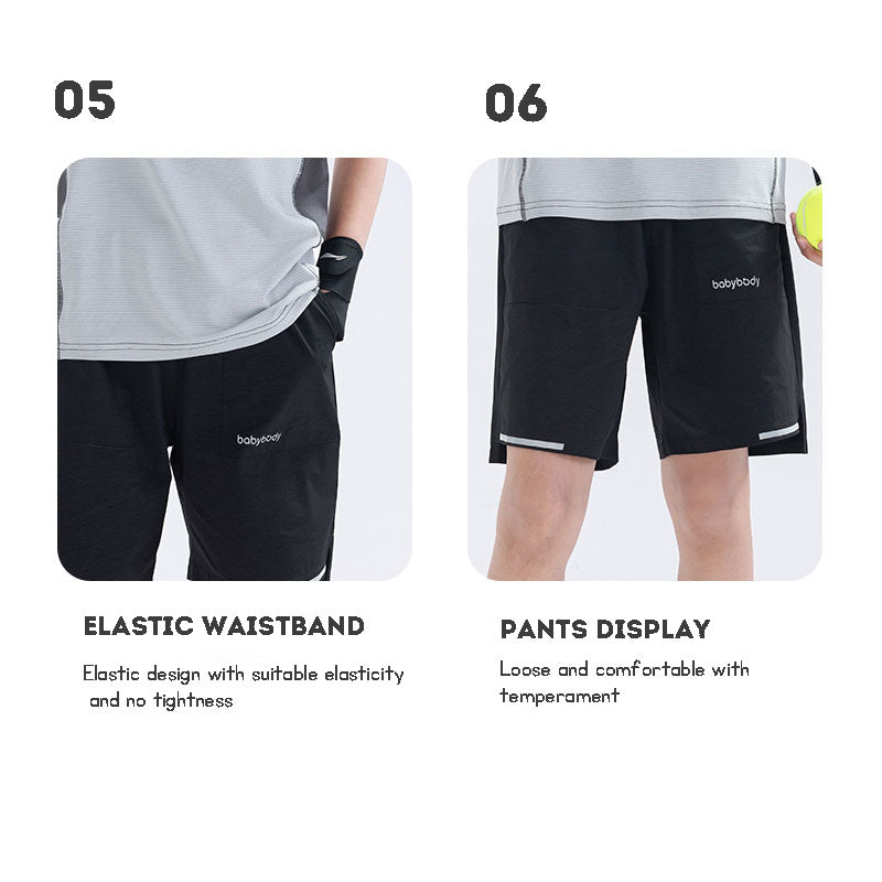 Children's Clothing Sports Suit Summer Short Sleeve Shorts Tracksuit Quick-Drying Sportswear