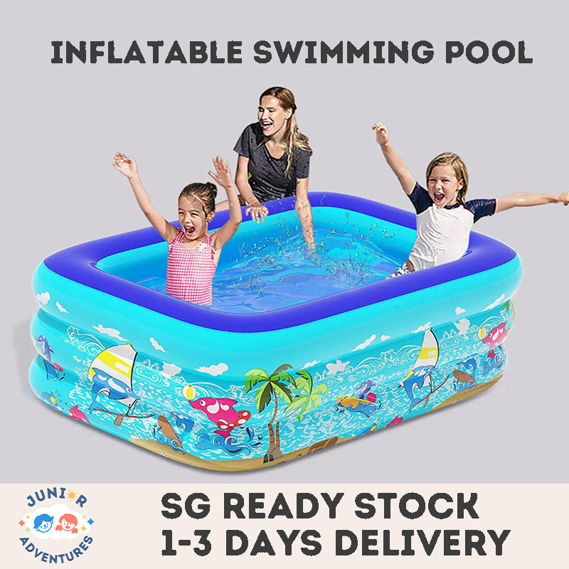 Kids Inflatable Swimming Pool – Thickened Baby Pool for Home | Play Pool & Ocean Ball Pool for Toddlers
