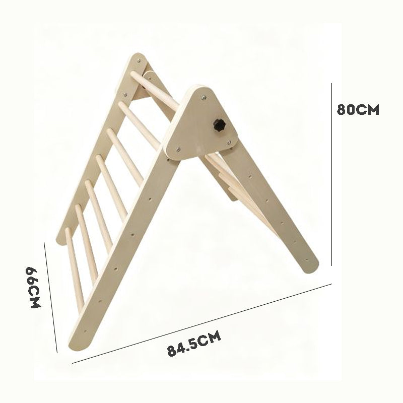 3-in-1 Wooden Climbing Frame for Kids – Indoor & Outdoor Playgym Set with Slide, Ladder & Arch