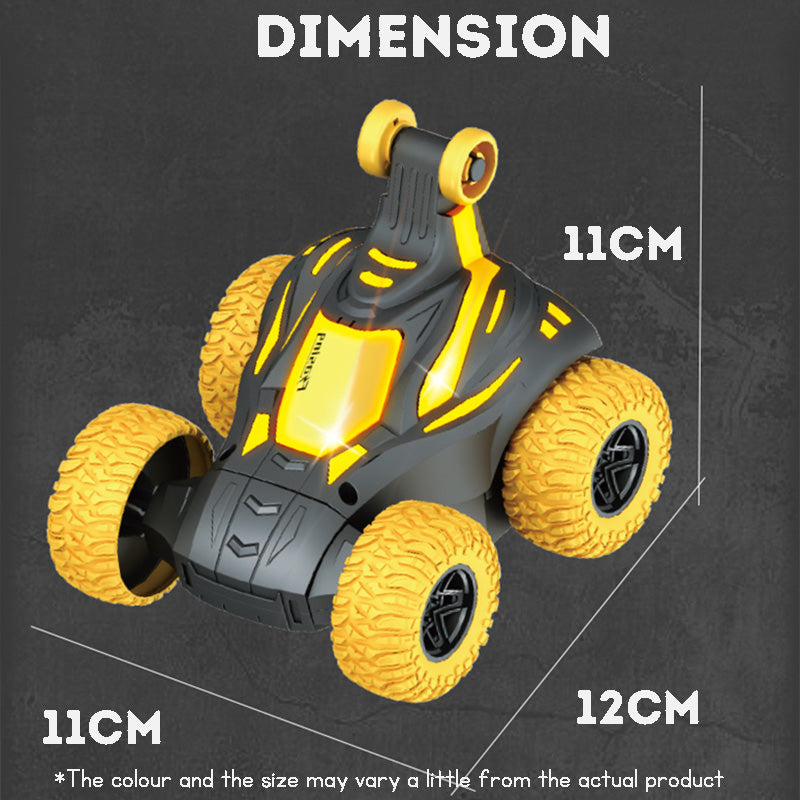 Rechargeable RC Car Stunt Toy for Kids 360° Rotation Flip and Roll Remote Control Car