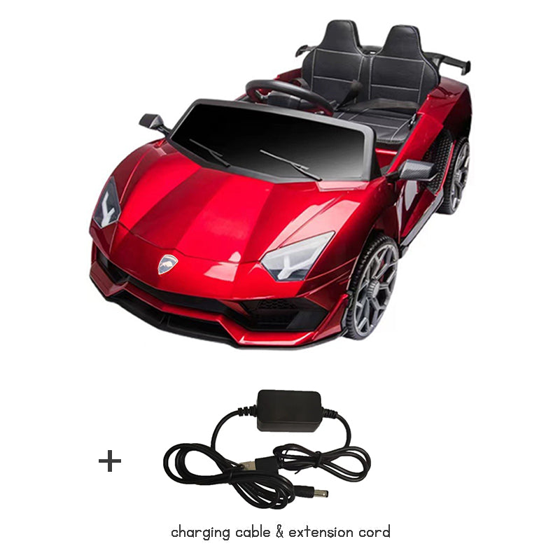 Kids Electric Lamborghini Sports Car - Rechargeable, Remote Control, Music, Lights, Multifunctional Toy - Gift for Boys & Girls