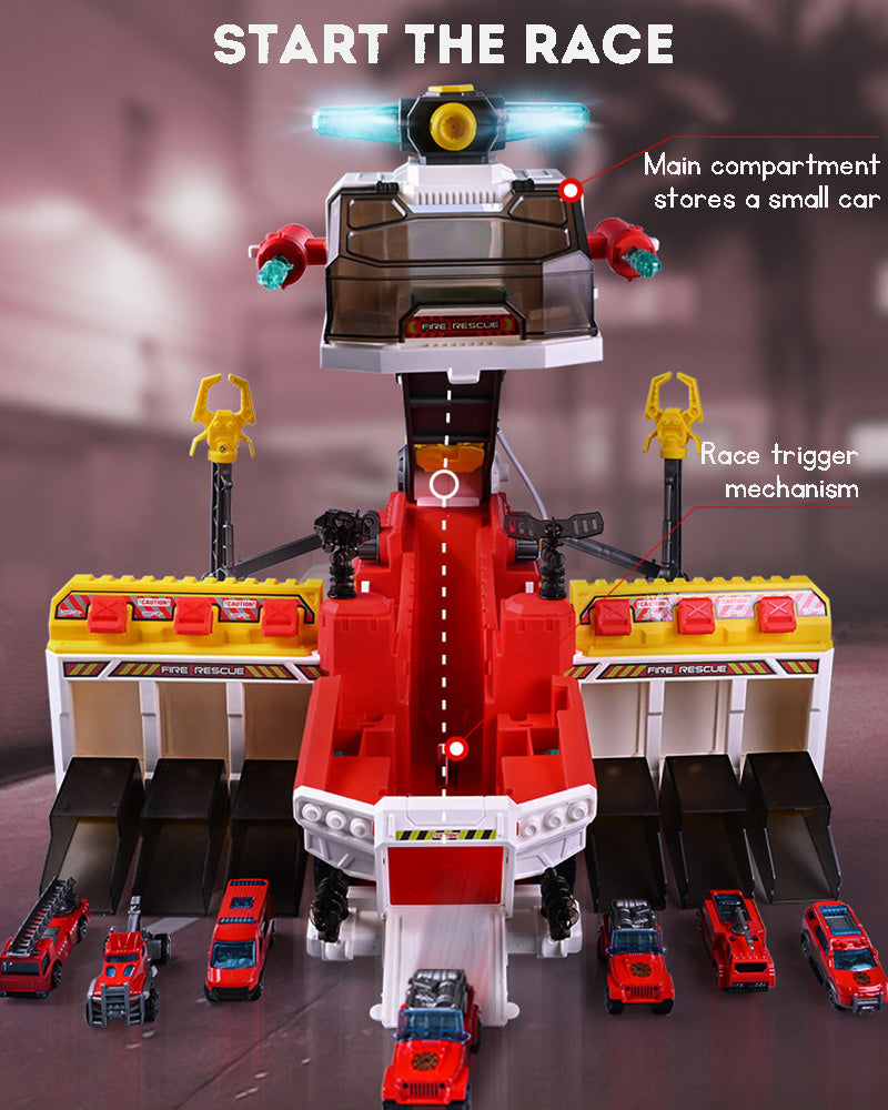 Fire Truck Fire Engine Toy Large Truck Toy Multifunctional Rescue Fire Truck Water Spray Toy