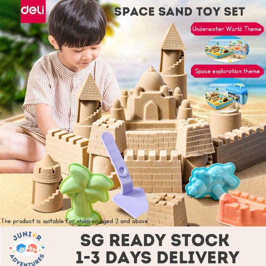 Children's Space Sand Toy Set Toy Kinetic Play Space Magic Sand for Kids