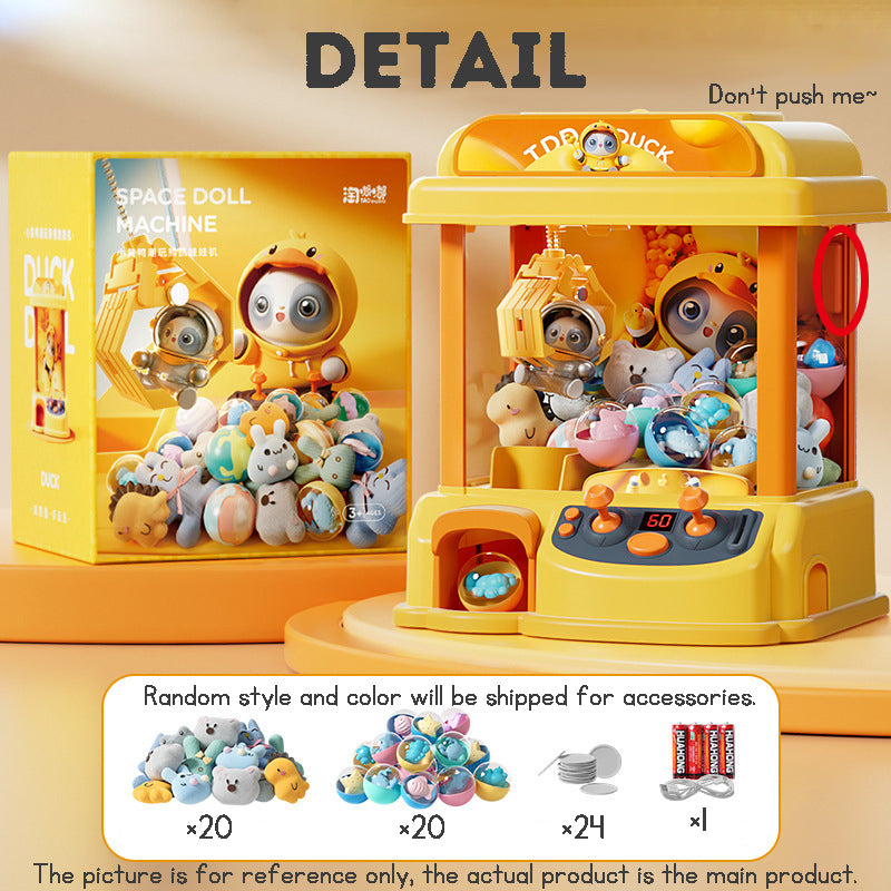 Mini Arcade Claw Machine for Kids – Toy Grabber & Doll Dispenser, Fun Birthday Gift