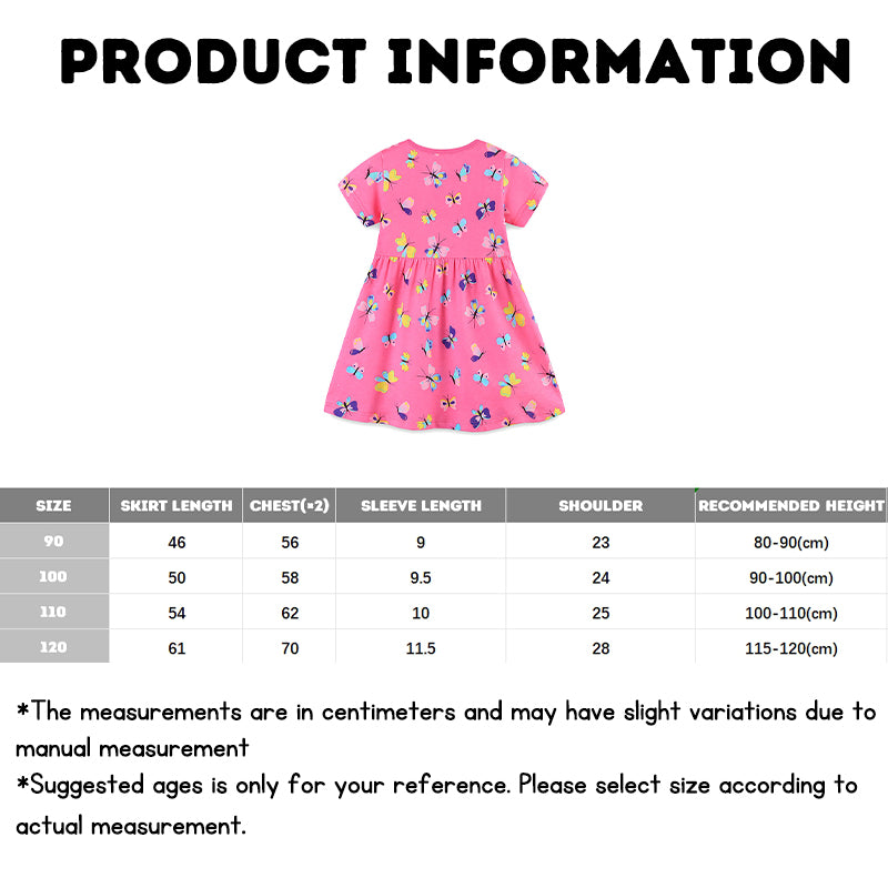 Girl Dress Short Sleeve Baby Dress Summer dress Kids Dress kids Clothes Girl Princess Dress for Girl