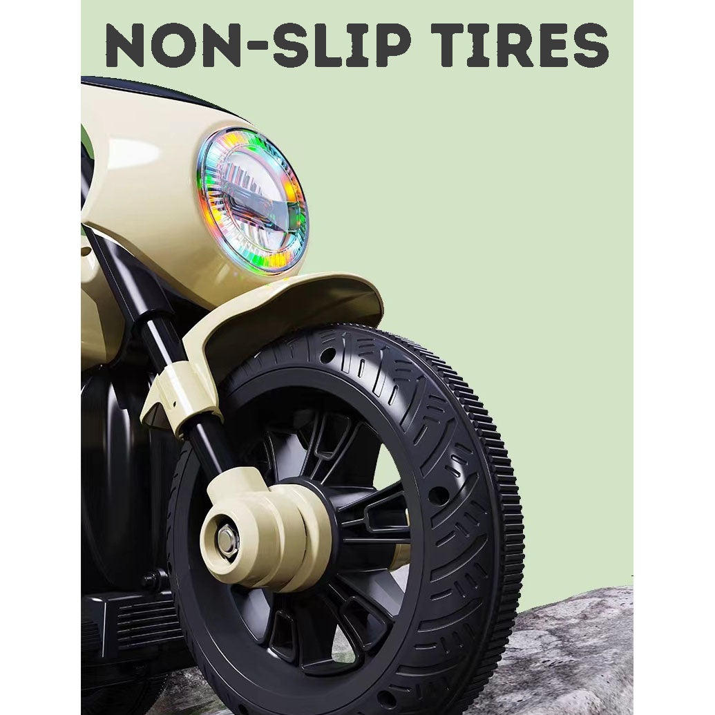 Electric 3 Wheels Motorcycle Non Slip Tires