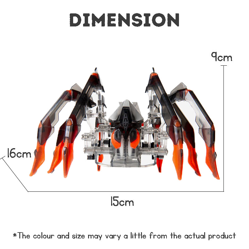 Robot Toy Electric Spider Remote Control Spider Toy Black Widow Robot Spider Remote Control Toy