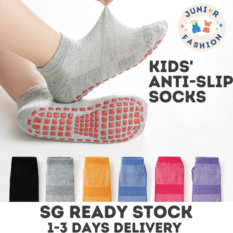 Children's Non-Slip Socks for Trampoline Breathable Sports Anti-Slip Socks Early Education Non-Slip Floor Socks Baby Socks