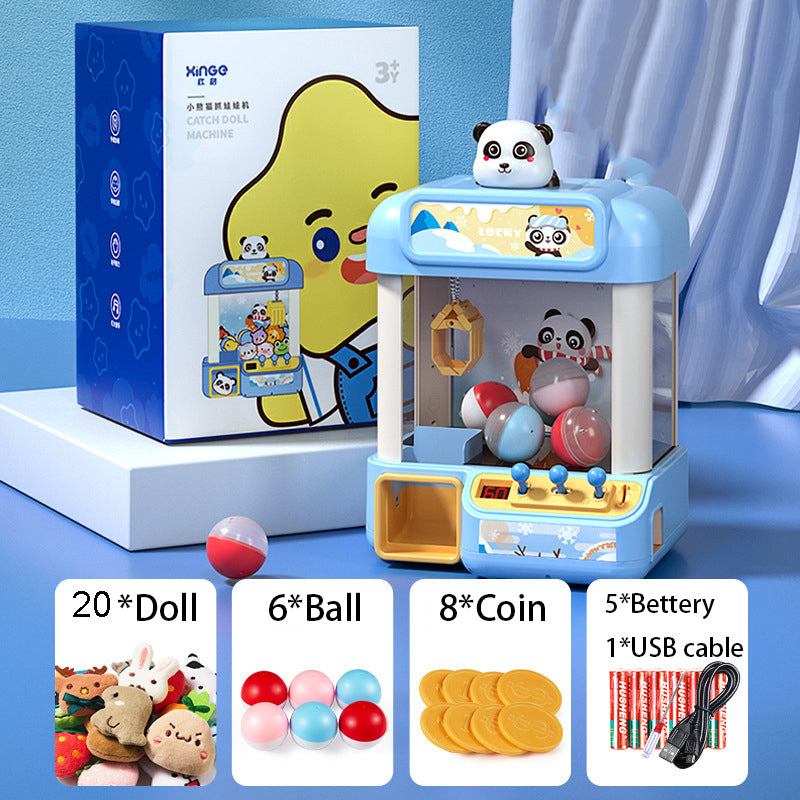 Mini Arcade Claw Machine for Kids – Toy Grabber & Doll Dispenser, Fun Birthday Gift