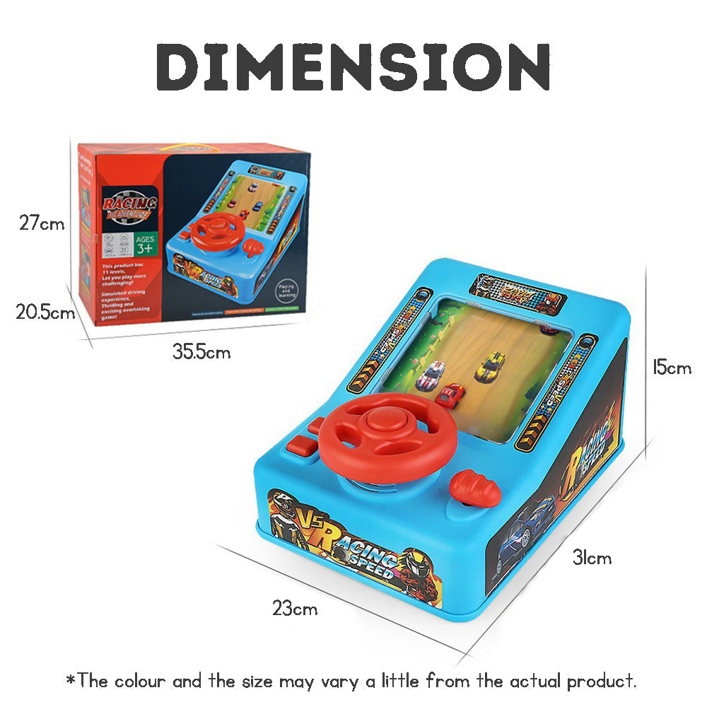 Kids Racing Simulation Steering Wheel Toy – Educational Driving Game with Sound Effects