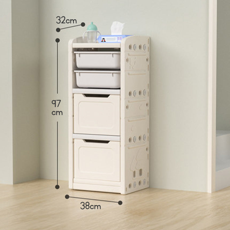 Kids Toy Storage Organizer - Book Shelf & Rack with Whiteboard for Children