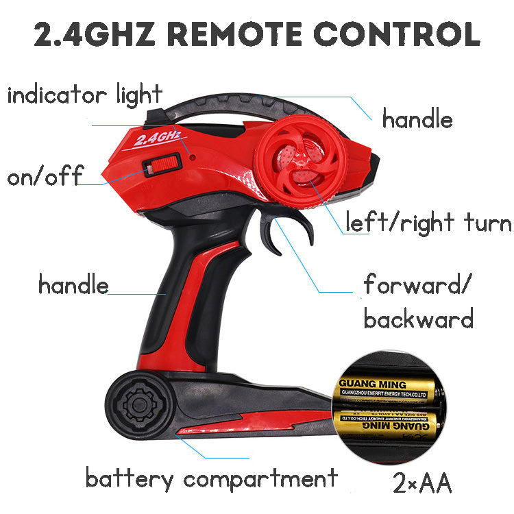 1:8 Scale Half-Meter Body Remote Control Climbing Car – 4WD Off-Road Alloy Body with Suspension & Shock Absorption