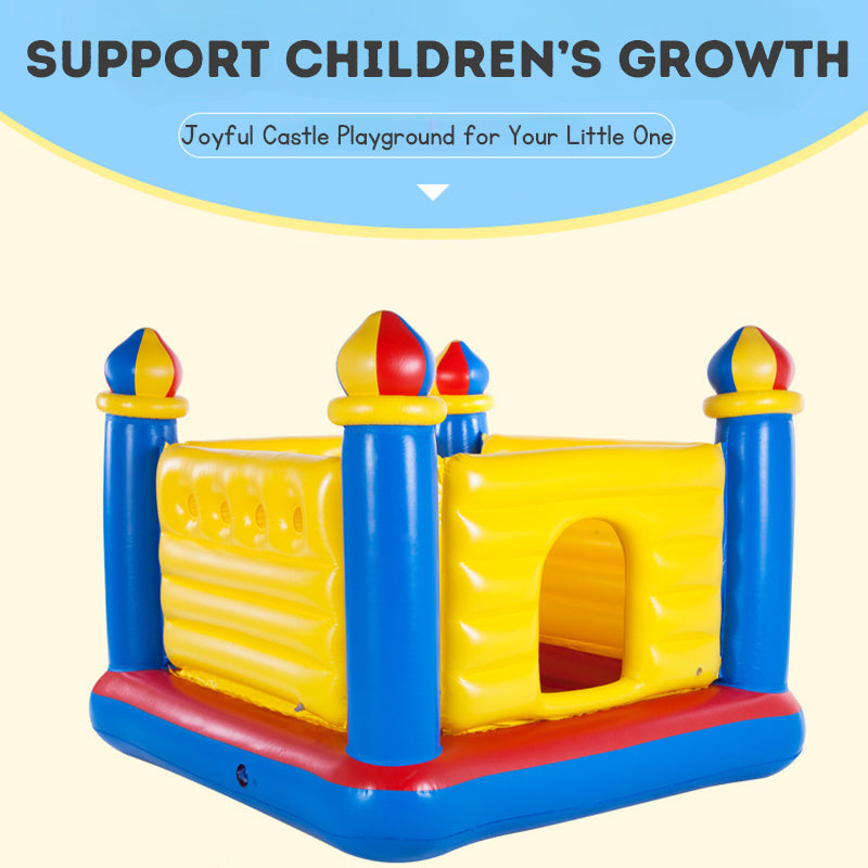 Kids Bouncy Castle Inflatable Trampoline - Indoor & Outdoor Jumping Game for Children