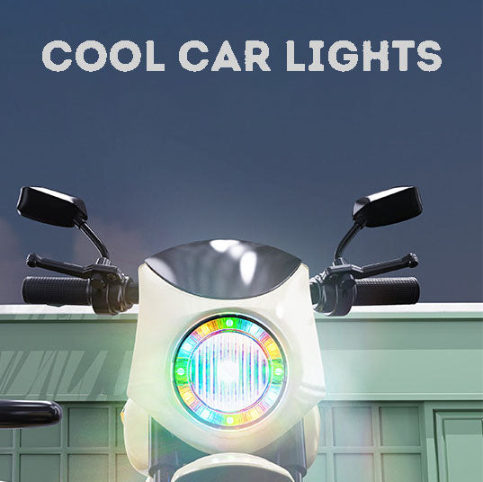 Electric 3 Wheels Motorcycle Cool Car Light