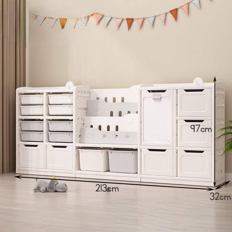 Kids Toy Storage Organizer - Book Shelf & Rack with Whiteboard for Children