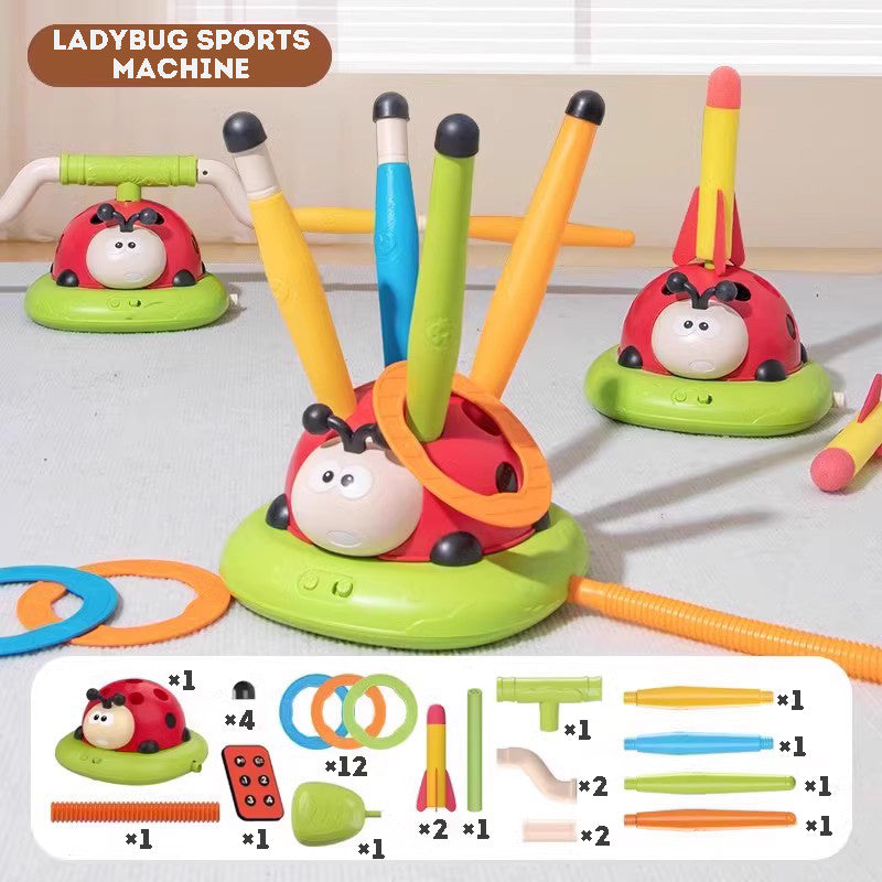 Exercise Machine for Kids Ladybug Sports Machine Sports Game Sports Toy Outdoor Toy