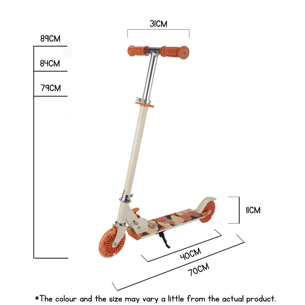 Adjustable Foldable Kick Pedal Scooter for Kids – SG Local Delivery, Perfect Birthday Present & Balance Exercise