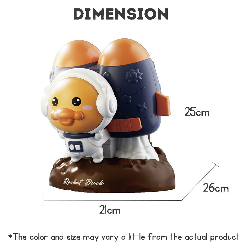 Rocket Foot-Powered Flying Disc Toy Dimension