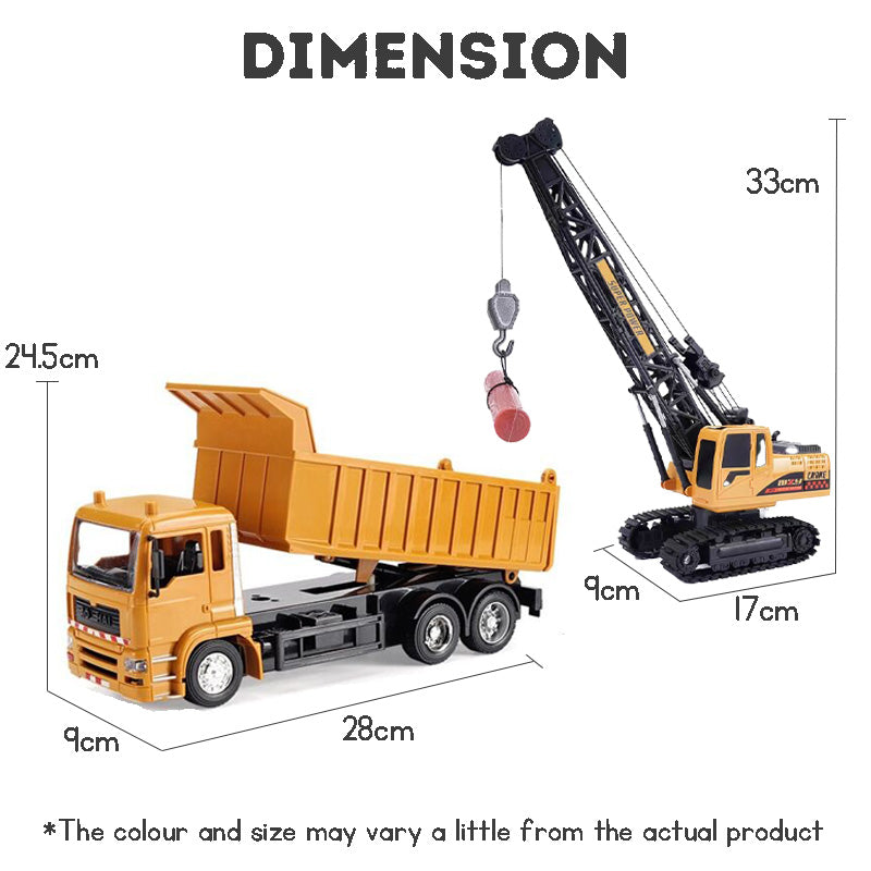 Remote Control Construction Dump Truck Toy – RC Sand Truck for Kids | Christmas & Birthday Gift