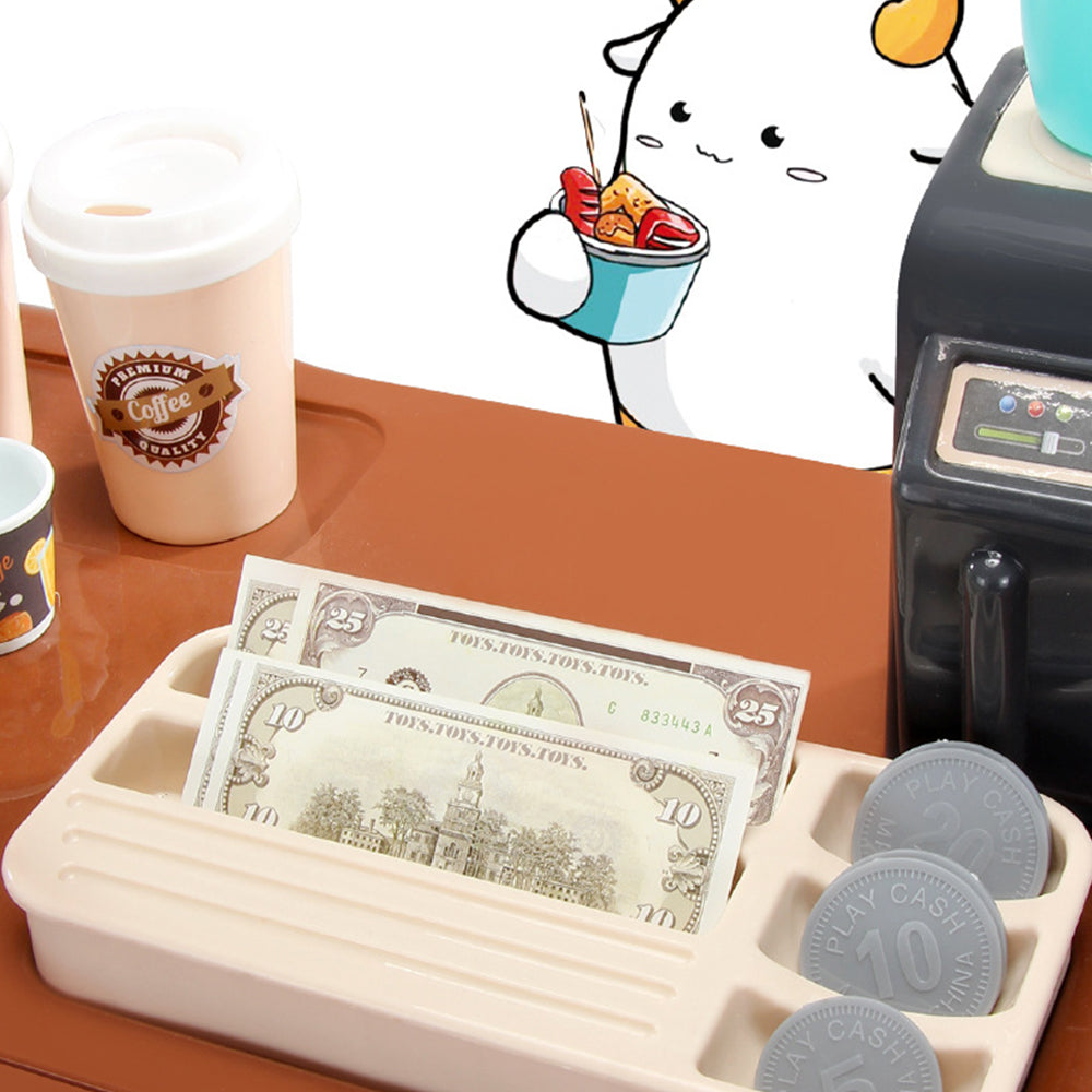 Buy Shopping Cart & Cashier Ice Cream Stand Toy Set – Creative Pretend Play