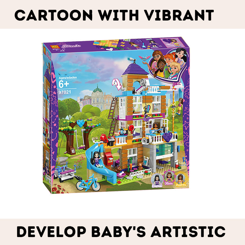 Children's Educational Building Blocks Dollhouse Assembly Toy
