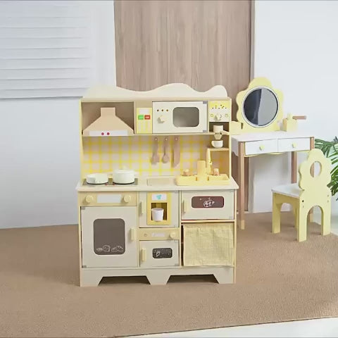 Wooden Kitchen Play Set VIdeo