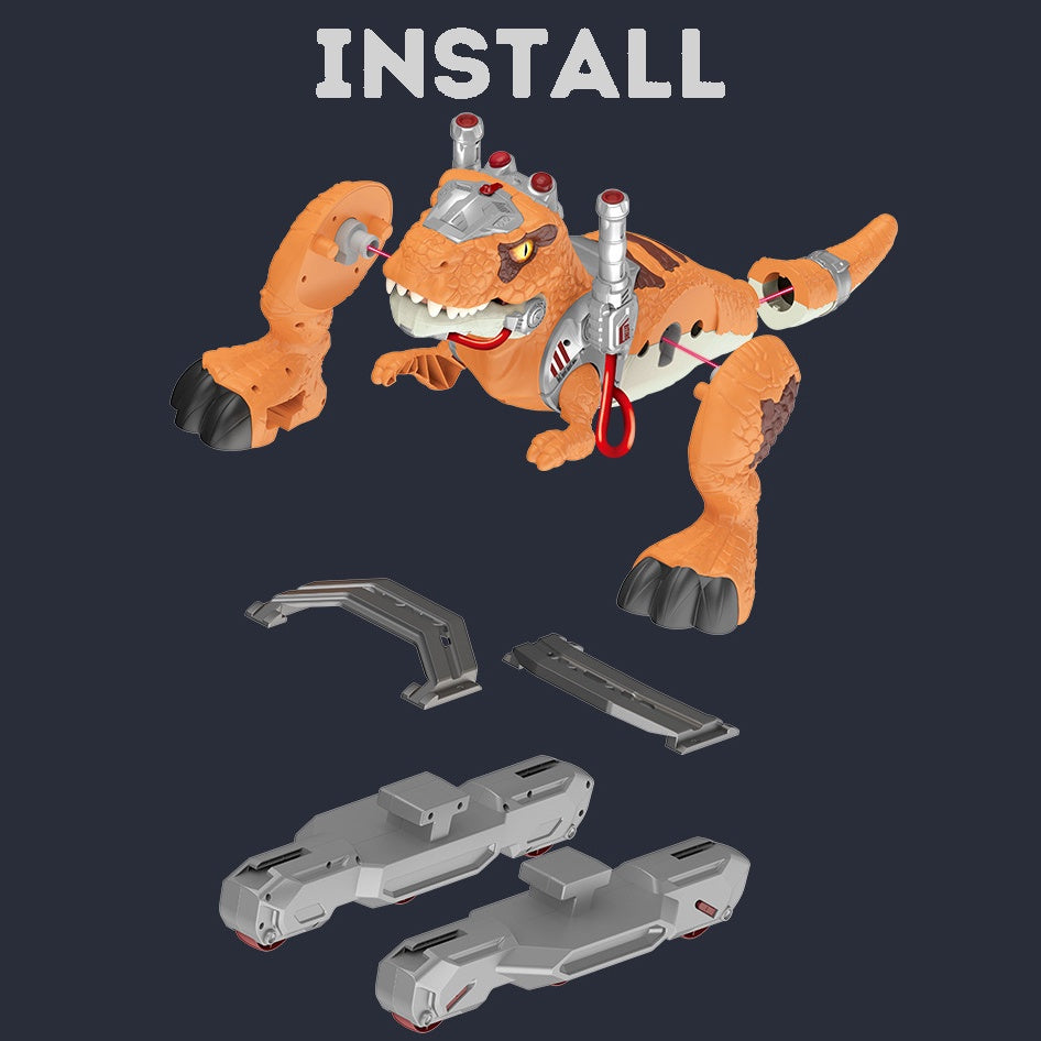 Multifunctional Dinosaur Ride-On Toy – T-Rex Scooter with Music & Light Effects for Kids