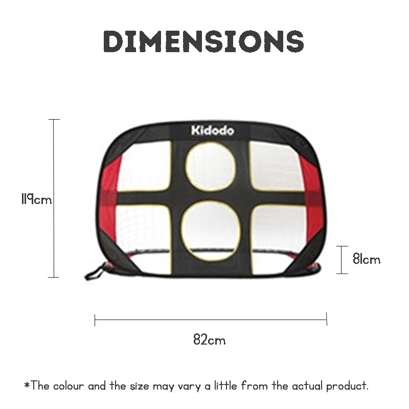 Dual-Use Kids' Outdoor Soccer Goal – No Installation Required | Football Net for Boys