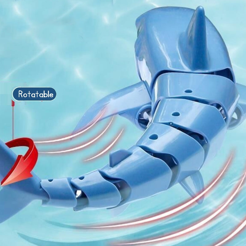Kid's remote control shark Toy electric toy rc toy water toy cool lights and water spray gift for boys