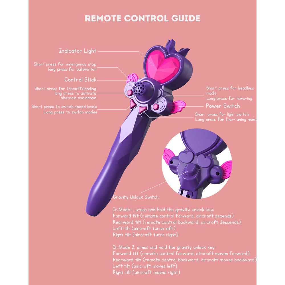 Kids Remote Control Toy Kids Drone Flying Butterfly Toy Remote Control Quad Copter RC Helicopter Drone for Kids