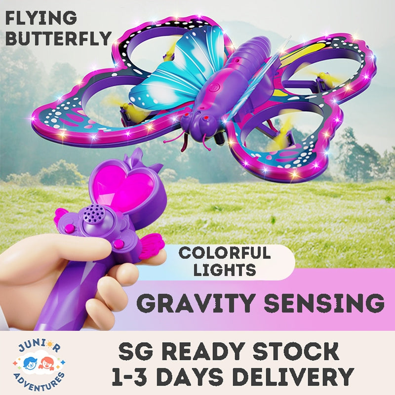 Kids Remote Control Toy Kids Drone Flying Butterfly Toy Remote Control Quad Copter RC Helicopter Drone for Kids