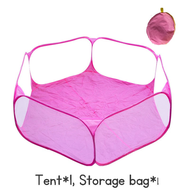 Kids Foldable Ocean Ball Pit Tent Indoor Hexagonal fence playard for Baby Ball Pool
