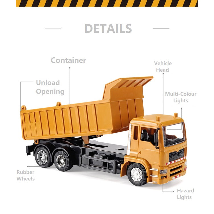 Remote Control Construction Dump Truck Toy – RC Sand Truck for Kids | Christmas & Birthday Gift
