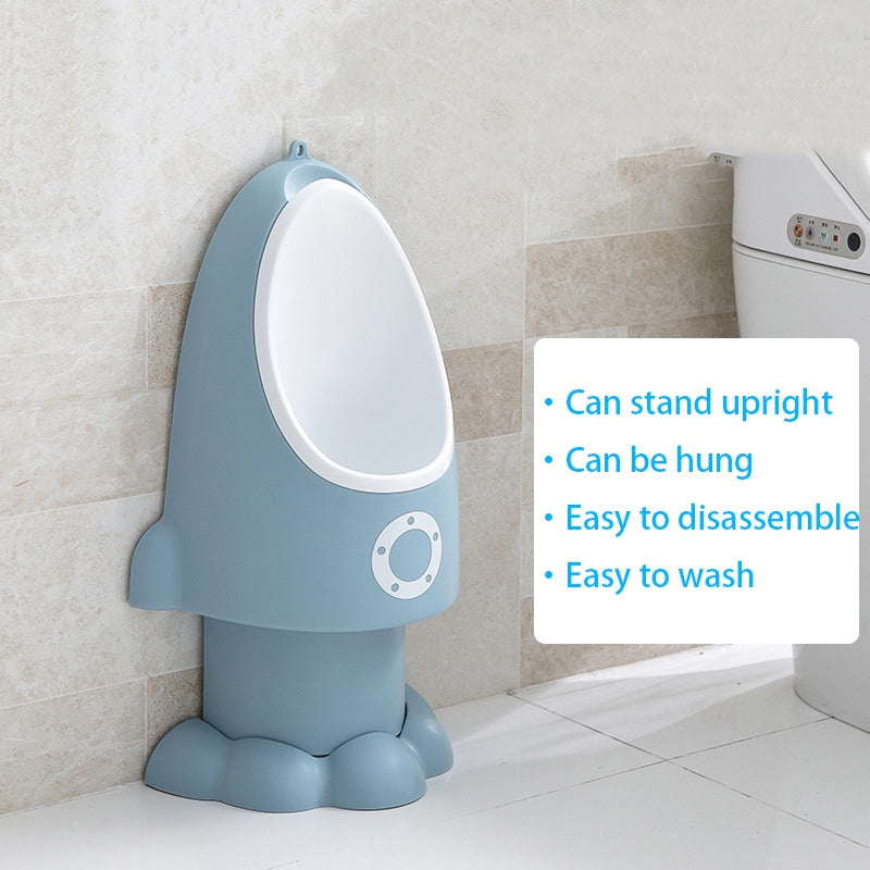 Training Urinal for Boys – Toddler Pee Trainer with Funny Target Spinner | Wall-Mounted Baby Potty for Bathroom Use