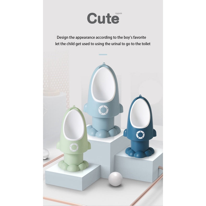 Training Urinal for Boys – Toddler Pee Trainer with Funny Target Spinner | Wall-Mounted Baby Potty for Bathroom Use