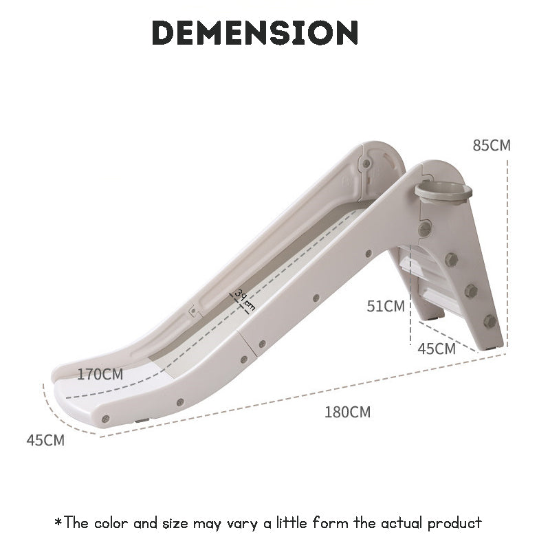 SG Local Delivery Multifunctional Easy detachable Slide Small Indoor And Outdoor Up And Down Ladder With Basketball Hoop