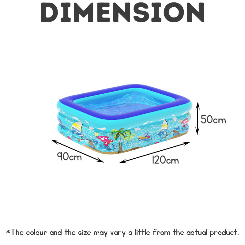 Kids Inflatable Swimming Pool – Thickened Baby Pool for Home | Play Pool & Ocean Ball Pool for Toddlers