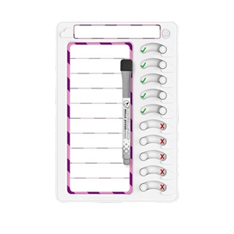 Magnetic A3 monthly schedule planner message board refrigerator magnet erasable 8 colors whiteboard markers whiteboard eraser