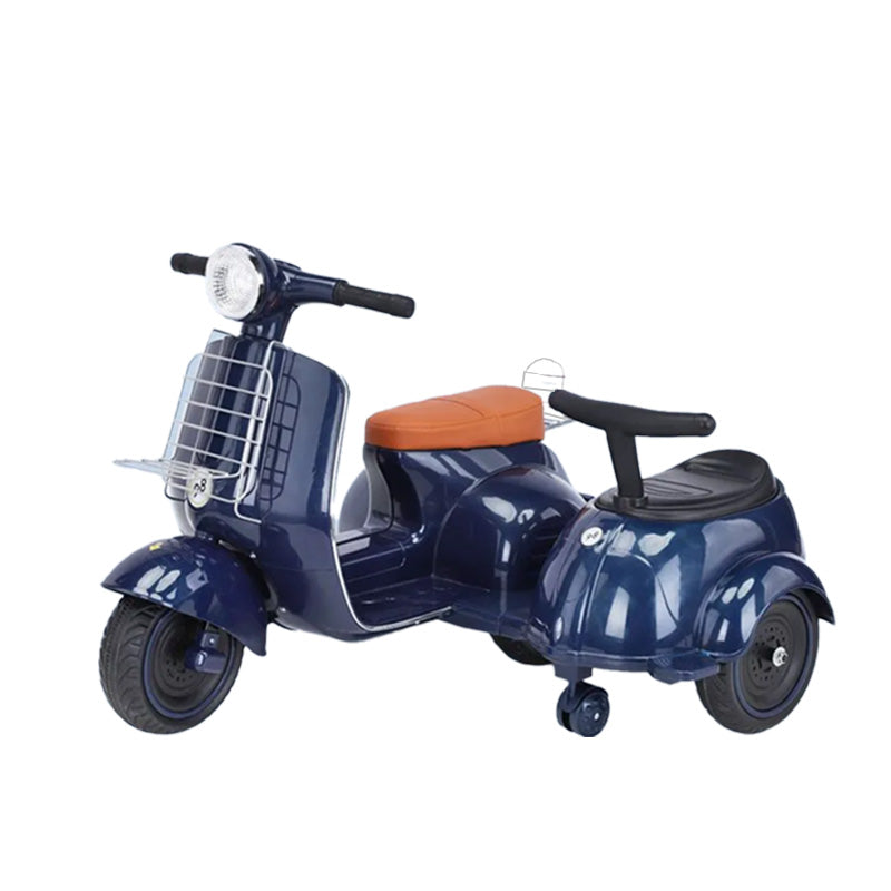 Rechargeable Electric Motorbike Tricycle for Kids – Ride-On Toy Vehicle with Music, Lights & Dual Seats