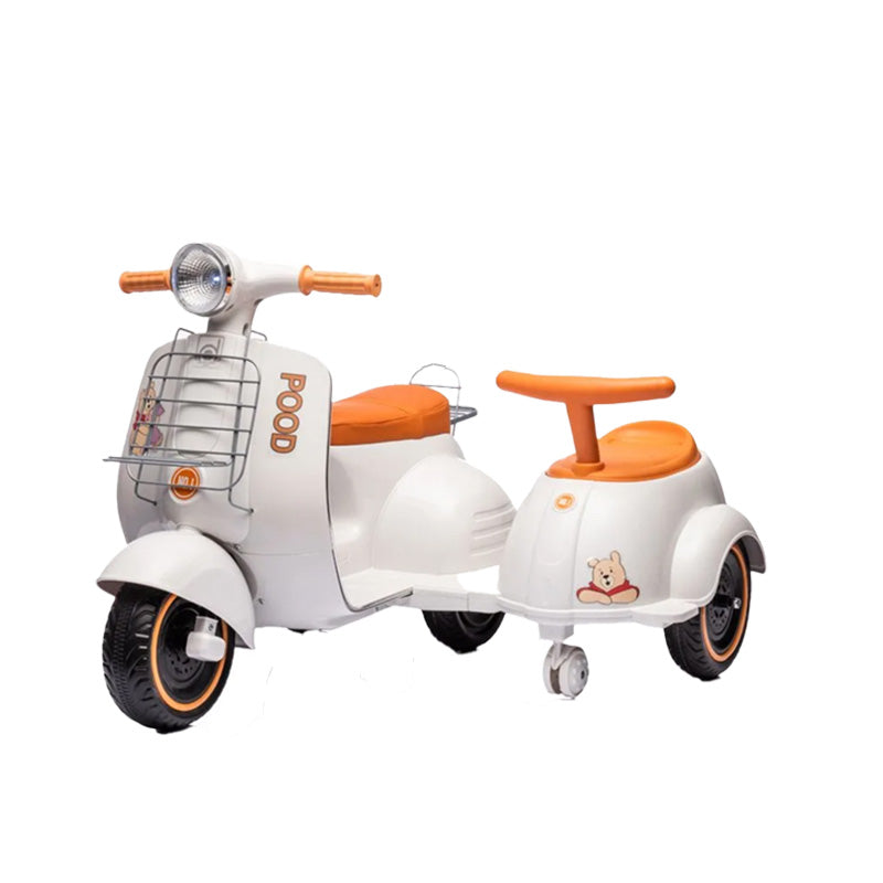 Rechargeable Electric Motorbike Tricycle for Kids – Ride-On Toy Vehicle with Music, Lights & Dual Seats
