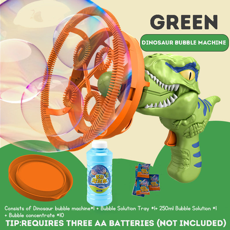 Princess Magic Wand Automatic Bubble Machine Handheld Glowing Music Fairy Wand Leak-proof Bubble Stick Dinosaur Bubble in Bubble Handheld Bubble Machine Fan Dinosaur Bubble Machine Summer Outdoor Bubble Gun Big Bubble Children's Toy