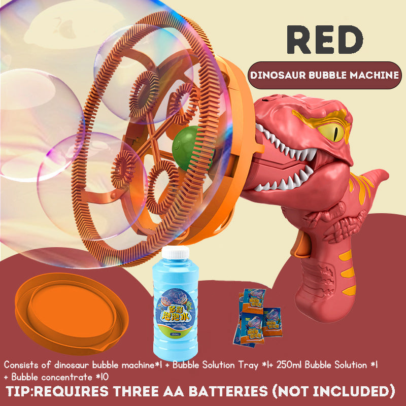 Princess Magic Wand Automatic Bubble Machine Handheld Glowing Music Fairy Wand Leak-proof Bubble Stick Dinosaur Bubble in Bubble Handheld Bubble Machine Fan Dinosaur Bubble Machine Summer Outdoor Bubble Gun Big Bubble Children's Toy