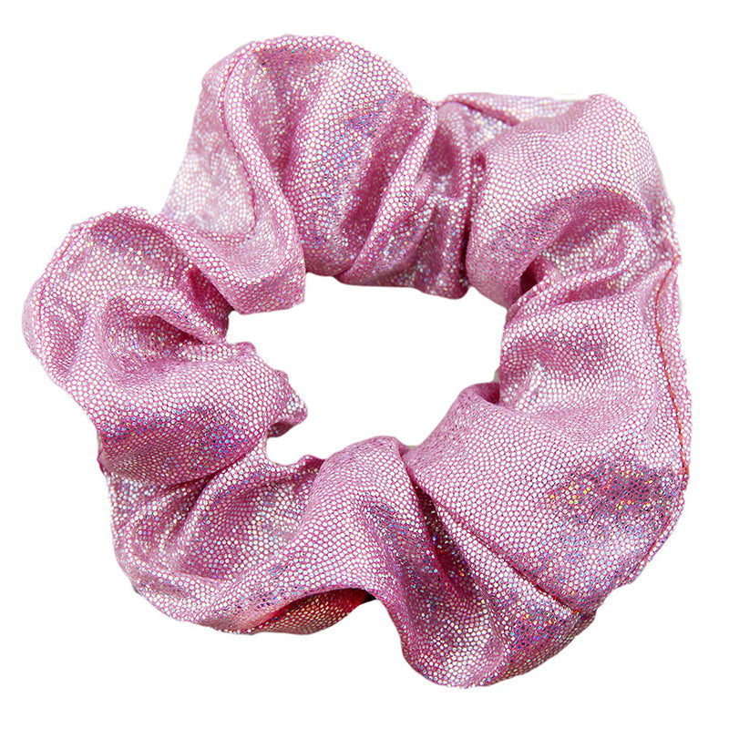 12 Colors Shiny Hair Ties Rainbow Hairbands Elastic Hair Ropes Big Elastic Bands for Women and Girls Hair Accessories