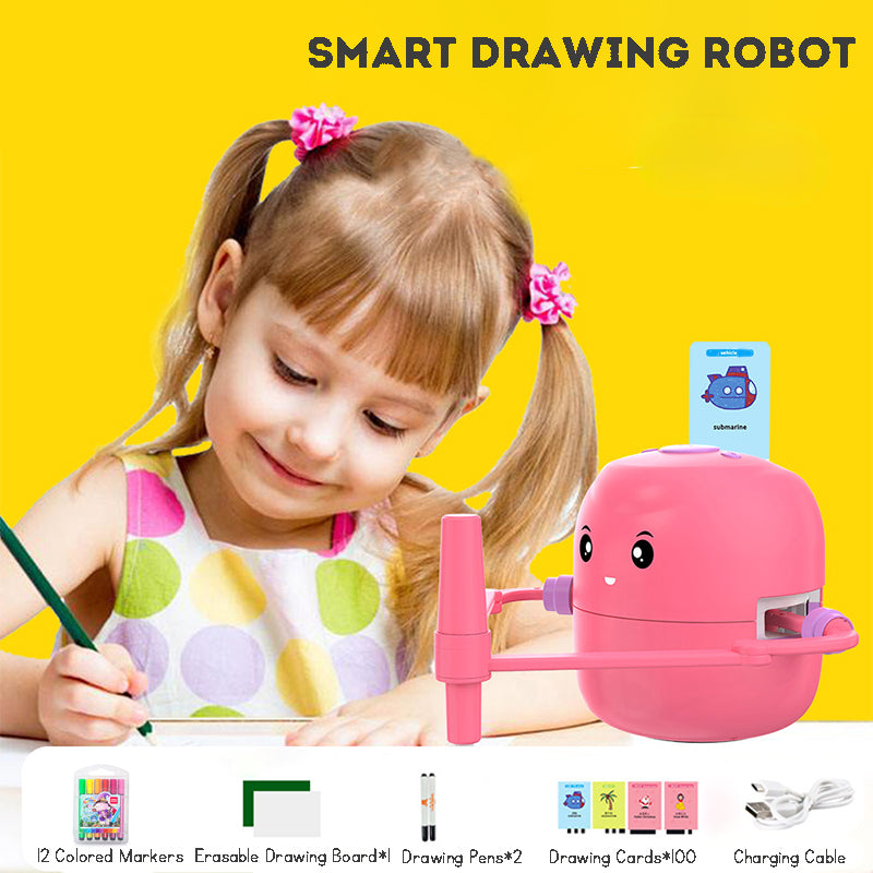 Robot Toy for Kids Painting Robot Educational Drawing Robot Smart Robot Intelligent Automatic Painting AI Robot