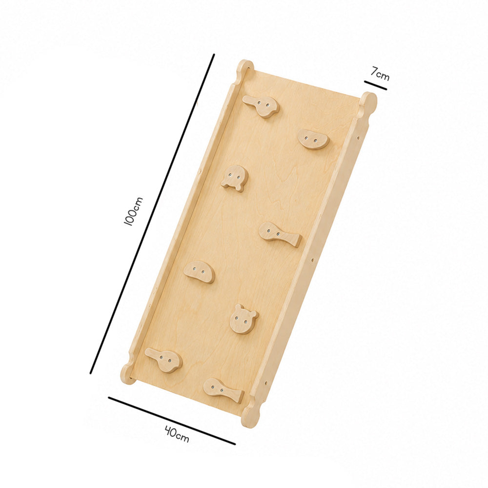 3-in-1 Wooden Climbing Frame for Kids – Indoor & Outdoor Playgym Set with Slide, Ladder & Arch