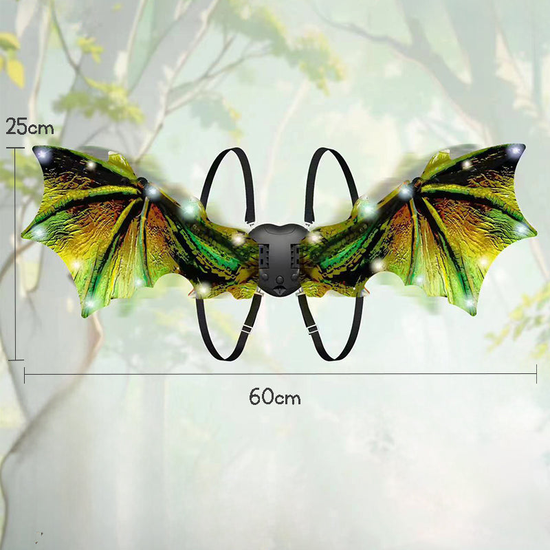 Girls Electric Light-Up Butterfly Wings Toy – Musical Fairy Wings with Lights | Christmas Costume & Performance Prop