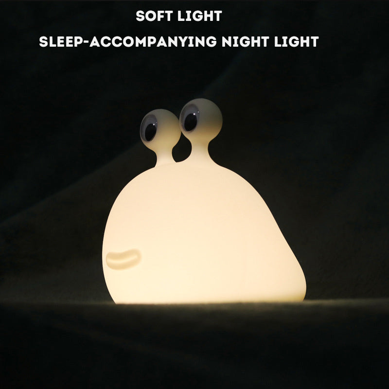 LED Silicone Night Light with Timer and Remote Control for Children's Bedroom Lamp