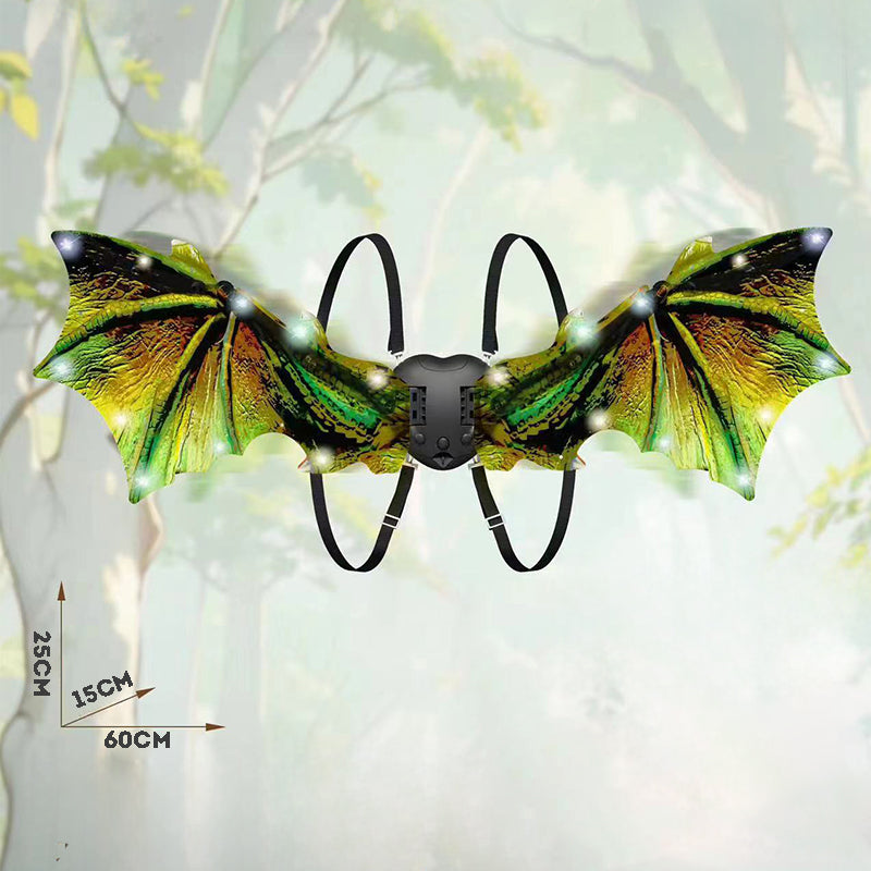 Girls Electric Light-Up Butterfly Wings Toy – Musical Fairy Wings with Lights | Christmas Costume & Performance Prop