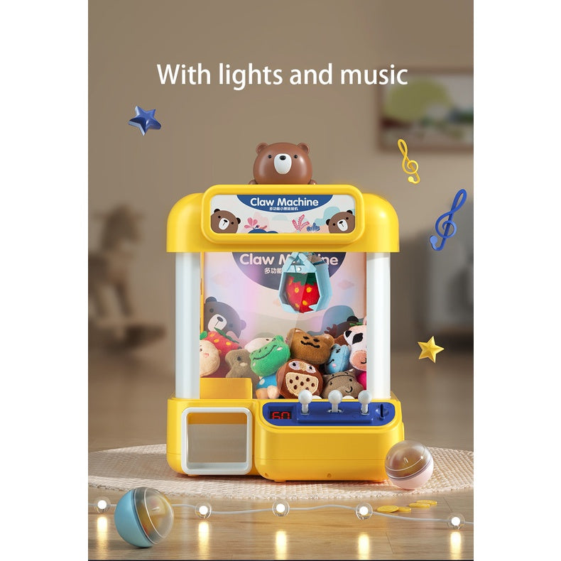 Mini Arcade Claw Machine for Kids – Toy Grabber & Doll Dispenser, Fun Birthday Gift