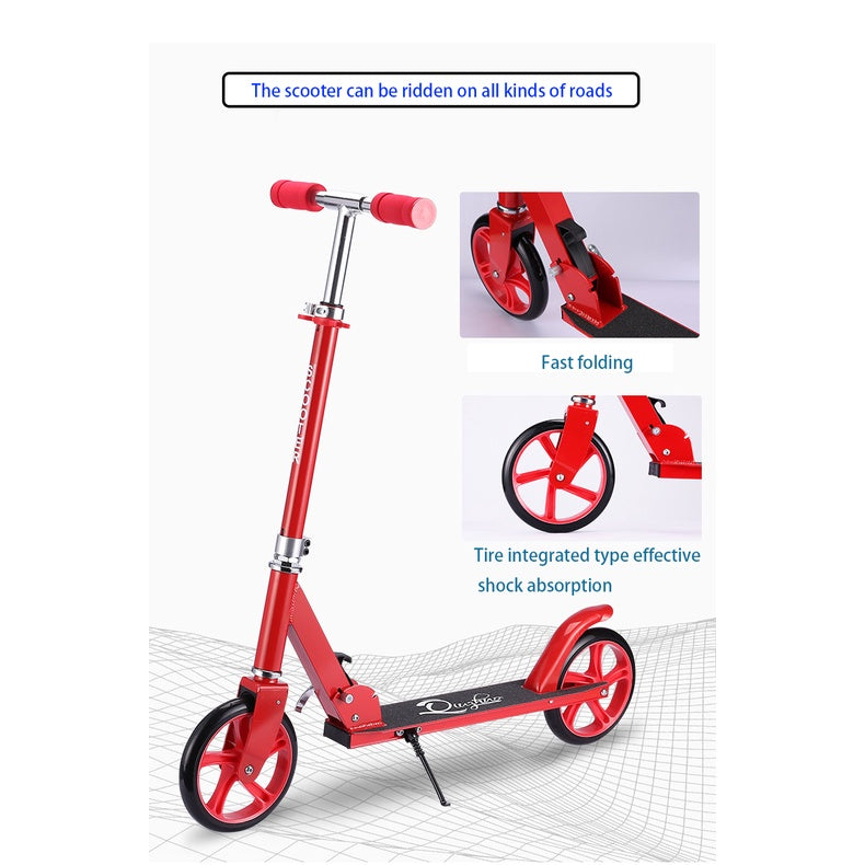 Adjustable Foldable Kick Pedal Scooter for Kids – SG Local Delivery, Perfect Birthday Present & Balance Exercise
